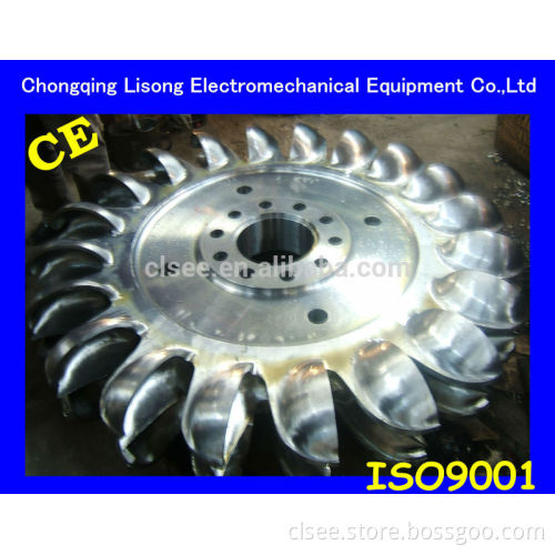 stainless steel pelton water turbine runner